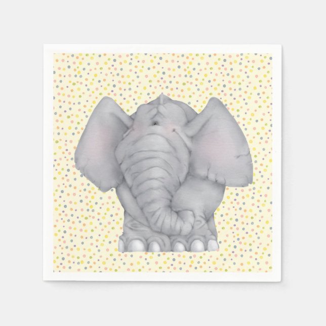 Elephant - Napkins Pappersservett (Framsidan)
