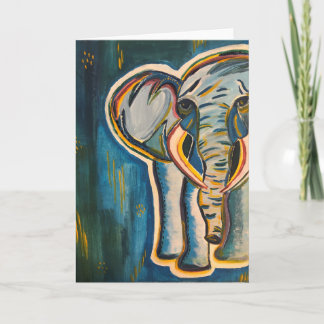 Elephant Notecard Anteckningskort