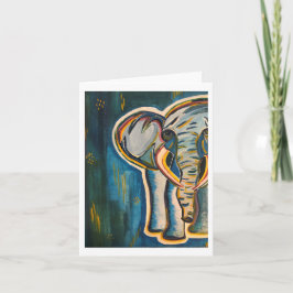 Elephant Notecard Anteckningskort
