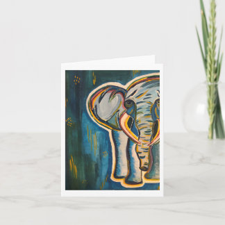 Elephant Notecard Anteckningskort