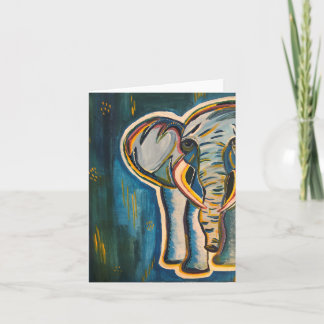 Elephant Notecard Anteckningskort