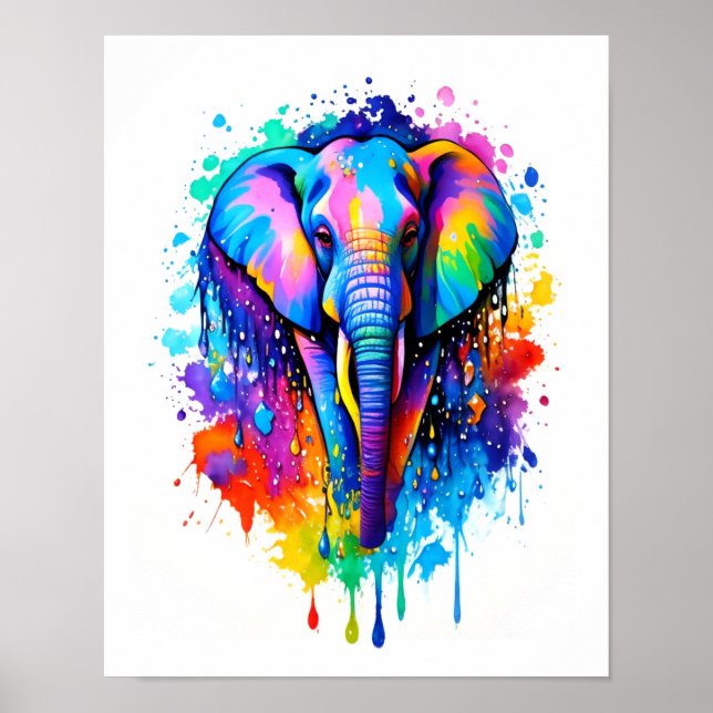Elephant Nursery Poster (Framsidan)