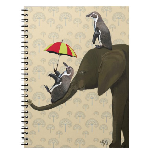 Elephant och Penguins Anteckningsbok (Framsidan)
