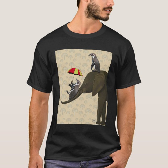 Elephant och Penguins Tee (Framsida)