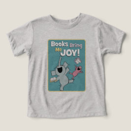 Elephant och Piggie Bokar hälsar mig Joy T Shirt