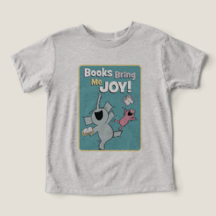 Elephant och Piggie Bokar hälsar mig Joy T Shirt