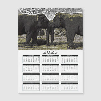Elephant Ögon 2025-kalender