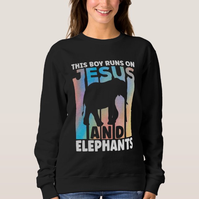 Elephant Outfit for Elephant Lovers Apparel Boys T Shirt (Framsida)
