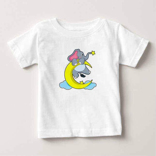 Elephant på moln t shirt (Framsida)