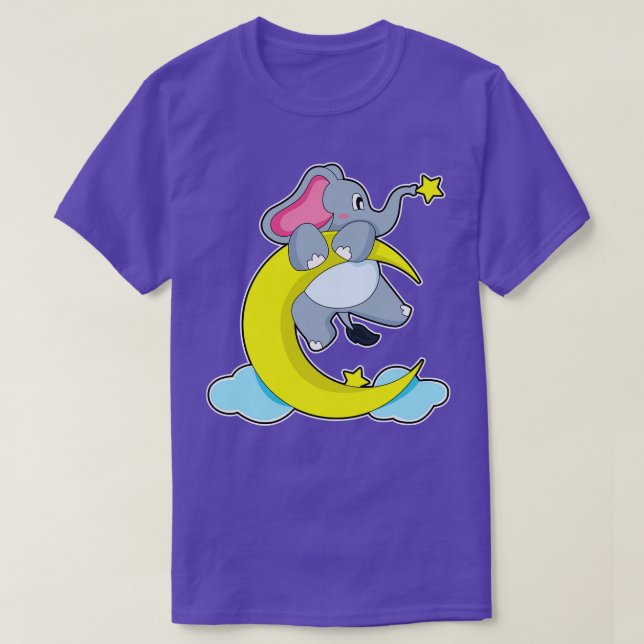 Elephant på moln t shirt (Design framsida)