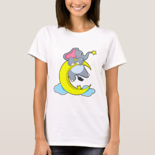 Elephant på moln t shirt