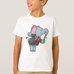 Elephant på Music med triangel T Shirt