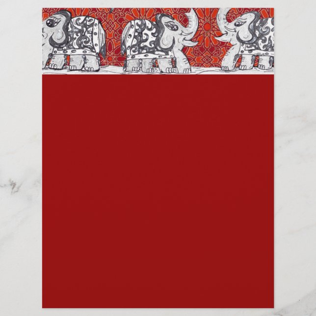 Elephant Parad 3 letterhead (Framsida)