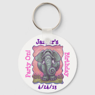 Elephant Party Centre Nyckelring