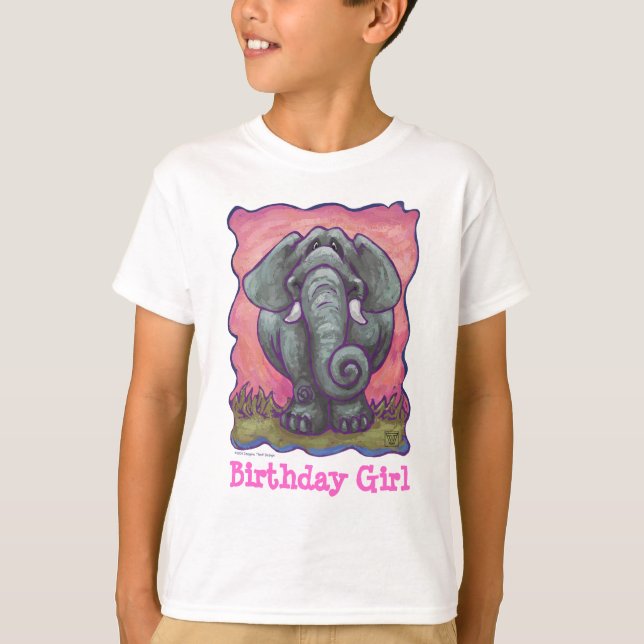 Elephant Party Centre T-shirt (Framsida)