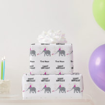 Elephant Partying - Djur vid Födelsedagsfesten Nam