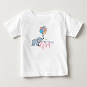 Elephant Pastel Bunch av Balloons Teckning T Shirt