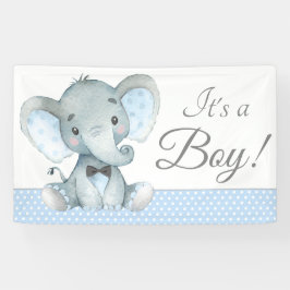 Elephant Pojke Shower Banners
