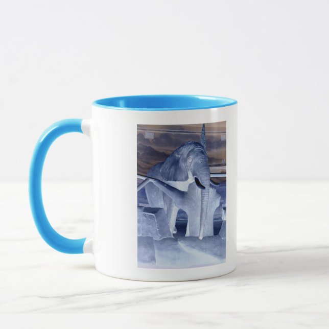 Elephant Pop Art Mugg (Vänster)
