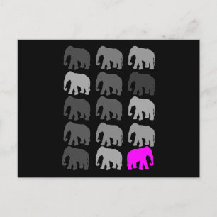 Elephant PopArt-gåvor Vykort
