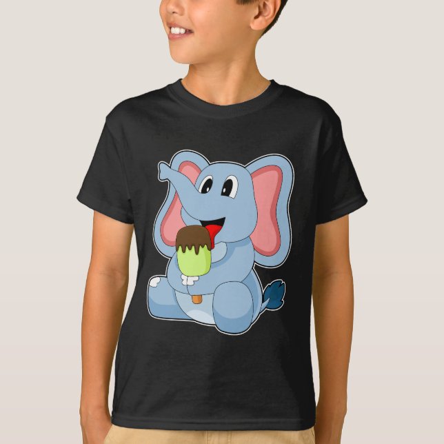 Elephant Popsicle T Shirt (Framsida)