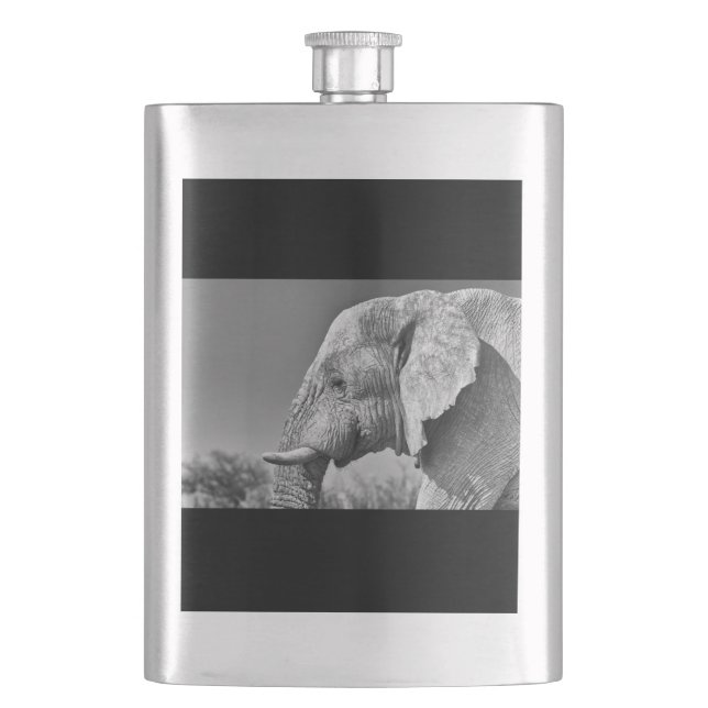 Elephant porträtt fickplunta (Framsidan)