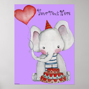 Elephant Poster för barn