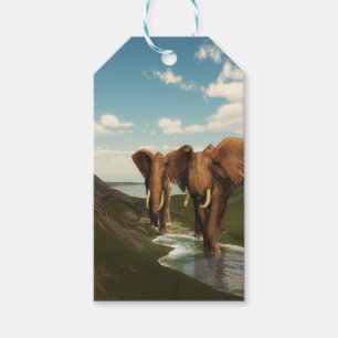 Elephant Presentetikett
