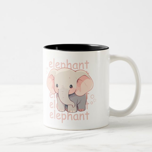 Elephant Print Mugg (Höger)