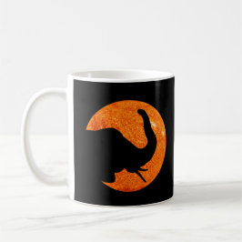 Elephant Profile Solar Eclipse Kaffemugg