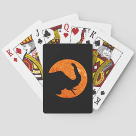 Elephant Profile Solar Eclipse Spelkort