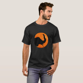 Elephant Profile Solar Eclipse Tee Shirt