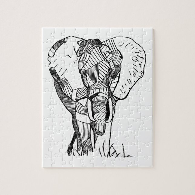 Elephant Puzzle Pussel (Vertikal)