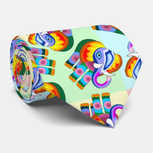 Elephant Rainbow Färg Patchwork Slips