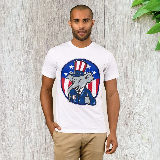 Elephant Republican Manar T-Shirt (Skapare uppladdad)