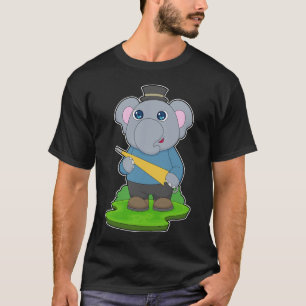 Elephant Rining Umbrella T Shirt