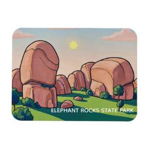 Elephant Rocks State Park Missouri Resa Magnet