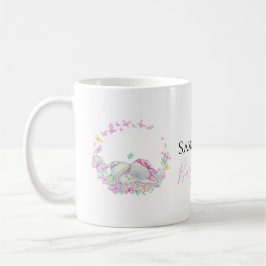 Elephant rosa butterflies Coffe Mugg