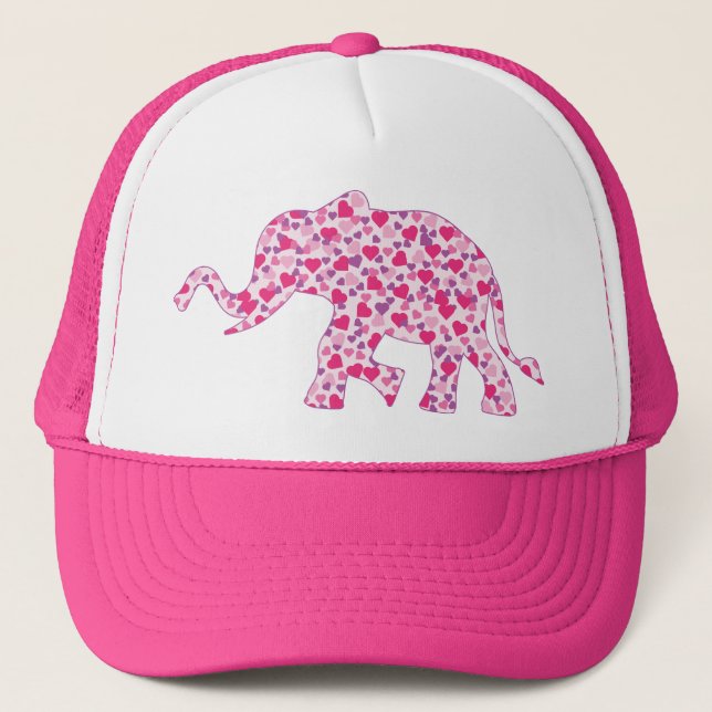 Elephant-Rosa-Hearts (1) Keps (Framsida)