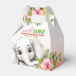 Elephant Safari Birthday Favor Boxes Presentaskar