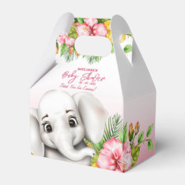 Elephant Safari Tropical Jungle Baby Shower Presentaskar