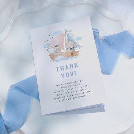 Elephant Sailboat Shower Tack Kort