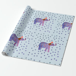 Elephant Santa Presentpapper