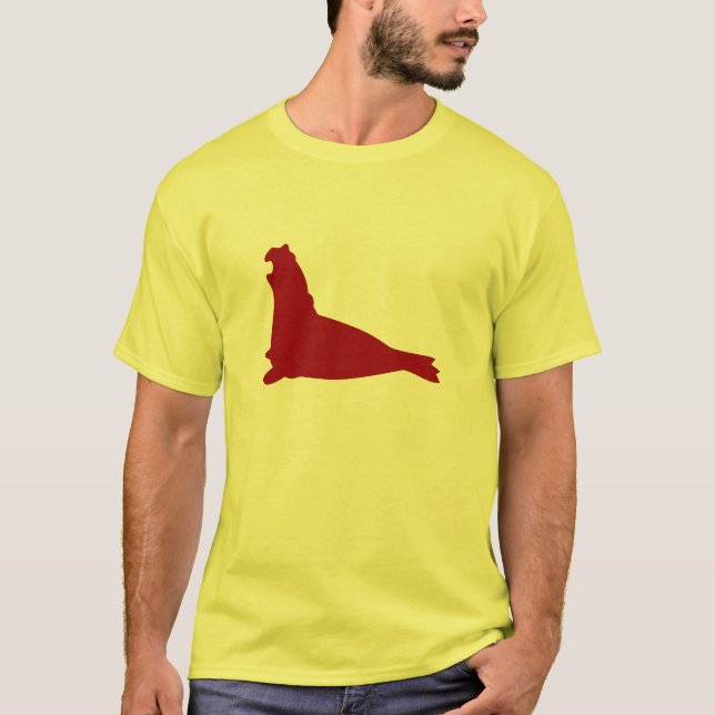 Elephant Seal Shirt-förbrytare Tee (Framsida)