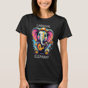 Elephant Serskalelephant spelar gitarr T Shirt