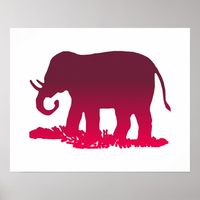 Elephant Shape Poster (Framsidan)