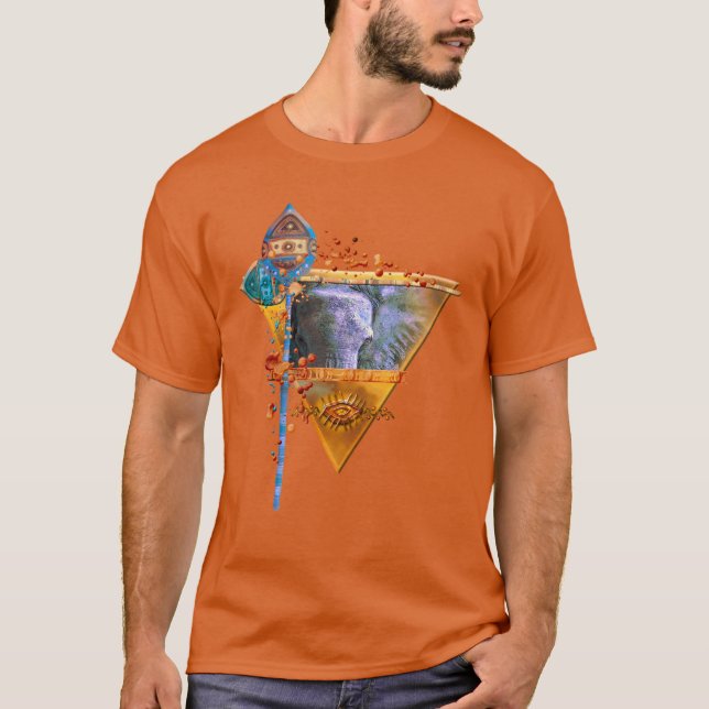 Elephant Shield ’The MIGHTY TRIBE’ T Shirt (Framsida)