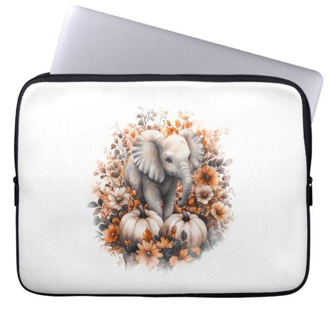 Elephant Shirt Land Pumpkin Laptop Fodral (Framsidan)