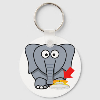 Elephant Shoe I Kärlek You Nyckelring