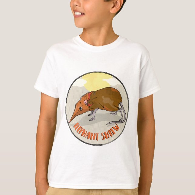 Elephant Shrew T Shirt (Framsida)
